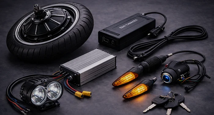 КОМПЛЕКТУЮЧІ ЕЛЕКТРО ТРАНСПОРТУ